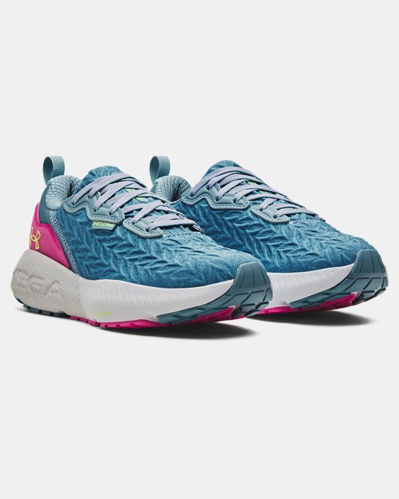 Women's UA HOVR™ Mega 3 Clone Running Shoes in Blue image number 3